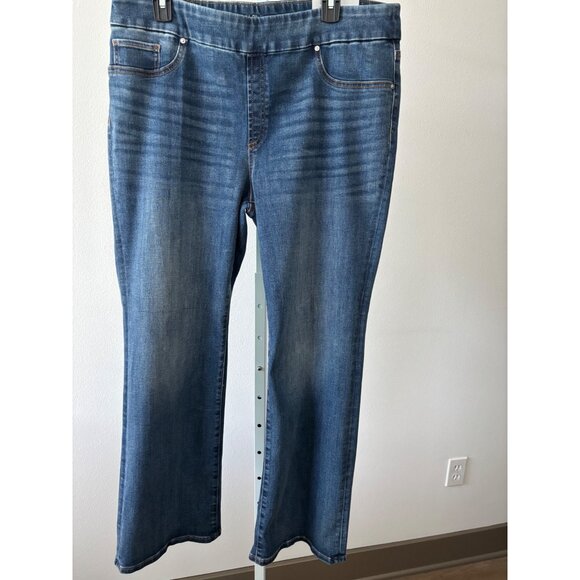 NWT Chico’s Jeans 16R Fits 12–14 Pull-On Slim Bootcut Preppy Classic Americana - Picture 2 of 12